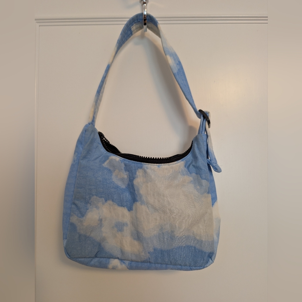 Baggu Mini Nylon Shoulder Bag Cloud Pattern